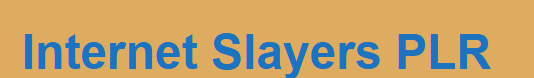 Internet Slayers PLR